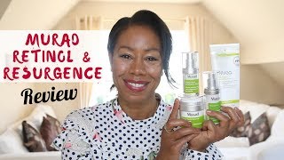 Murad Skincare  Retinol amp Resurgence Review  Time With Natalie [upl. by Feriga]