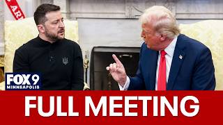 TrumpZelenskyy meeting filled with tense moments FULL MEETING [upl. by Letsirk5]