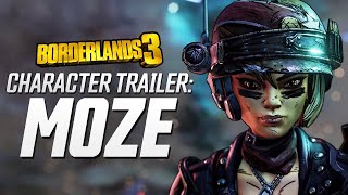 Borderlands 3  Moze Character Trailer quotThe BFFsquot [upl. by Nnylrac]