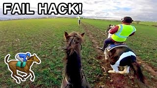 FAIL HACK inc bolting amp gallop  GoPro [upl. by Nnylf]