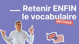 LA technique éprouvée pour retenir enfin le vocabulaire en anglais à jamais 😯 [upl. by Dre263]