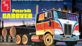 How to Build the Peterbilt Cabover Pacemaker 352 125 Scale AMT Model Kit 759 Review [upl. by Allac]