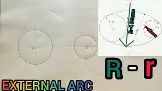 How to Blend ARCS and CIRCLES  External Arcs [upl. by Ihcehcu491]