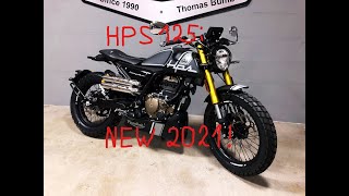 Mondial HPS Hipster 125i ABS  2021 E5 Black B196  Infos Walkaround Details [upl. by Moser279]