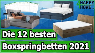 Boxspringbett kaufen 🛏️ Die 12 besten Boxspringbetten im Vergleich 3 Preisklassen [upl. by Ynaiffit256]