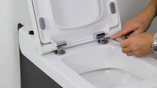 How to install a softclose toilet seat [upl. by Kcin316]