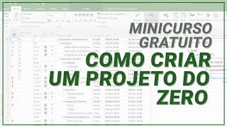 CURSO Como criar um projeto do zero no Project 2016  Ebook [upl. by Maurita750]