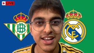 REAL BETIS VS REAL MADRID  LALIGA LIVE REACTION [upl. by Annala]