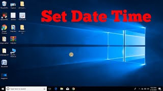 How to set Date Time on Computer Desktop Or Laptop [upl. by Malloy]