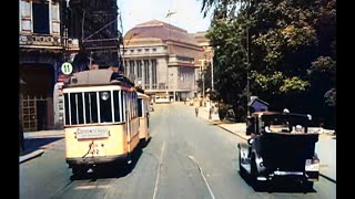 Leipzig 1931 in Farbe Mit der Straßenbahn durch Leipzig Deutschland [upl. by Ia47]