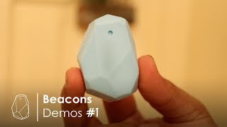 Full Beacon Demo Using Estimote iBeacon [upl. by Berner]