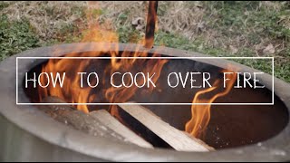 How To Cook Over Fire  Skirt Steak amp My Chimichurri Recipe [upl. by Hteik234]