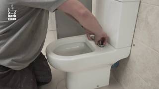 bathstore How to replace a toilet seat [upl. by Aedrahs]