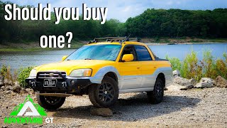 Subaru Baja Review Subarus bad little truck for off road [upl. by Gram]