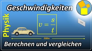 Geschwindigkeit  Physik  wwwmathephysiktechnikde [upl. by Henebry68]