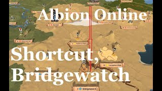 Albion Online  Caerleon to Bridgewatch fast almost safely [upl. by Holmen]