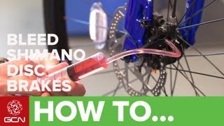 How To Bleed Shimano Hydraulic Disc Brakes [upl. by Ermanno]