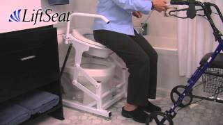 Lift Seat Powered Toilet Lifts for Home Hospital and Bariatric Patients [upl. by Noryahs]