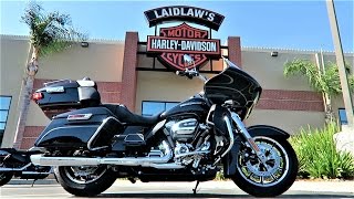 2017 HarleyDavidson Road Glide Ultra FLTRU│Test Ride and Review [upl. by Pace]