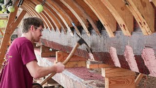 Shaping the Keel  Adze work EP59 [upl. by Leira]