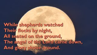 While Shepherds Watched Their Flocks Tune Winchester Old  6vv with lyrics for congregations [upl. by Liv]