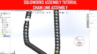 📌Chain Link Assembly Solidworks [upl. by Corliss]