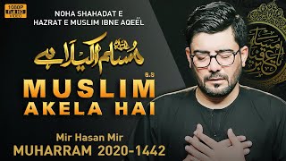 MUSLIM AKELA HAI  Mir Hasan Mir Nohay 2020  9 Zilhaj Noha  Shahadat Muslim bin Aqeel Noha 2020 [upl. by Sharleen349]