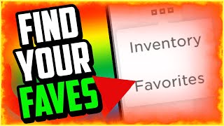 How To See Your Favorite Items On Roblox 2021 EASY How to Find Favorites on Roblox PC Mobile iPad [upl. by Dorella]