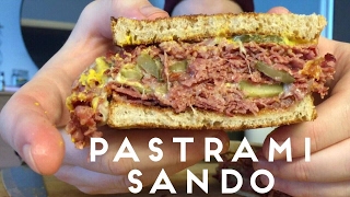 PASTRAMI SANDWICH MUKBANG [upl. by Paff]