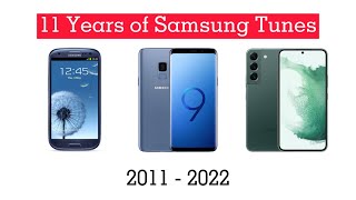 Samsung Ringtone Evolution 2022 [upl. by Archibald]