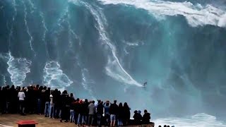 Ola gigante le rompe la espalda a un campeón de surf Andrew Cotton [upl. by Letnohc570]