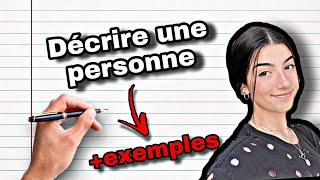 Ecrire un portrait 👦📝 [upl. by Brier]