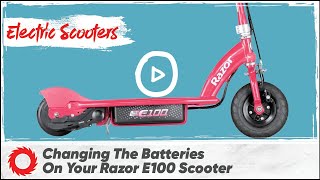 How to Change the Battery on the Razor E100 Electric Scooter [upl. by Laurance]