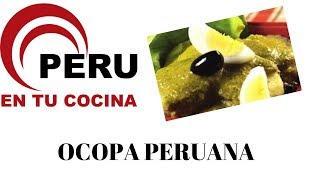 ocopa peruana receta peruana comida peruana rapido y facil 2018 [upl. by Sig]