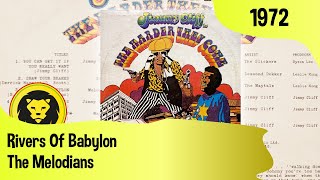 The Melodians  Rivers Of Babylon  LYRICS Various  The Harder They Come OST 1972 [upl. by Ydnyl]