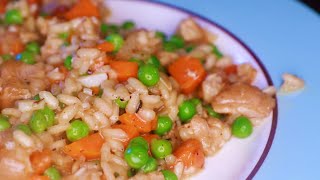 Brown Chicken Risotto [upl. by Arved346]