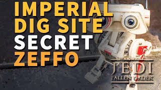 Imperial Dig Site Secret Location Zeffo Star Wars Jedi Fallen Order [upl. by Culhert]