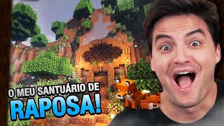 CONSTRUÍ UM SANTUÁRIO PRAS RAPOSAS NO MINECRAFT 136 10 [upl. by Jobey]