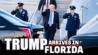 President Donald Trump arrives at his MaraLago property I Palm Beach I Florida I USA [upl. by Andreana]