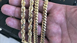 7MM ROPECUBAN LINK COMPARISON [upl. by Rizika]