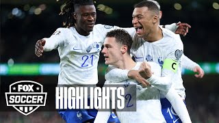 Ireland vs France Highlights  UEFA European Qualifiers [upl. by Ellerrad]