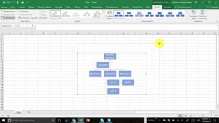 Crear un organigrama en Excel 2016 [upl. by Akirderf]