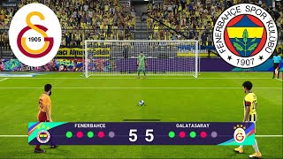 FENERBAHÇE  GALATASARAY PENALTI ATIŞLARI  PENALTY SHOOTOUT  eFootball PES 2021 [upl. by Jankey]