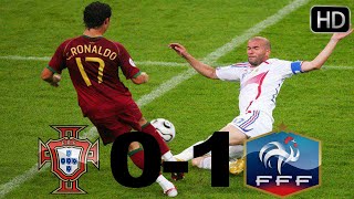 Portugal vs France 01 All Goals amp Highlights 05072006 Semi Final World Cup 2006 HD [upl. by Klina]