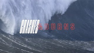 The Greatest Wipeouts From Nazaré  SURFER  Crashes and Burns [upl. by Mukund]