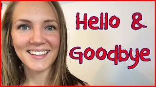 Norwegian Language Basic Hello amp Goodbye [upl. by Yelbmik228]