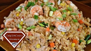 EASY HOMEMADE SHRIMP AND CHICKEN FRIED RICE RECIPE  BETTER THAN TAKEOUT  Cooking With Carolyn [upl. by Ferullo]