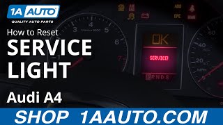 How to Reset Service Light 0409 Audi A4 [upl. by Itsa]