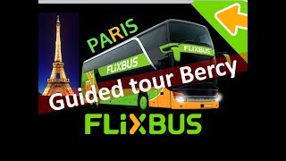 FlixBus Paris  Bercy subway to FlixBus stop [upl. by Breskin]