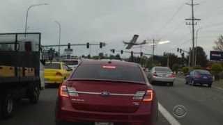 Dramatic small plane crash caught on video [upl. by Aynom]